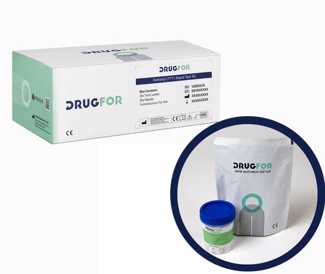 Швидкий тест у вигляді чашки для виявлення наркотичних речовин в сечі (14 видів)